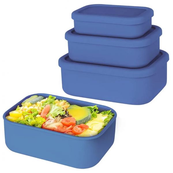 ZipGreen Product - ZipGreen Silicone Multi-Use Rectangle Containers (Pack of 4)