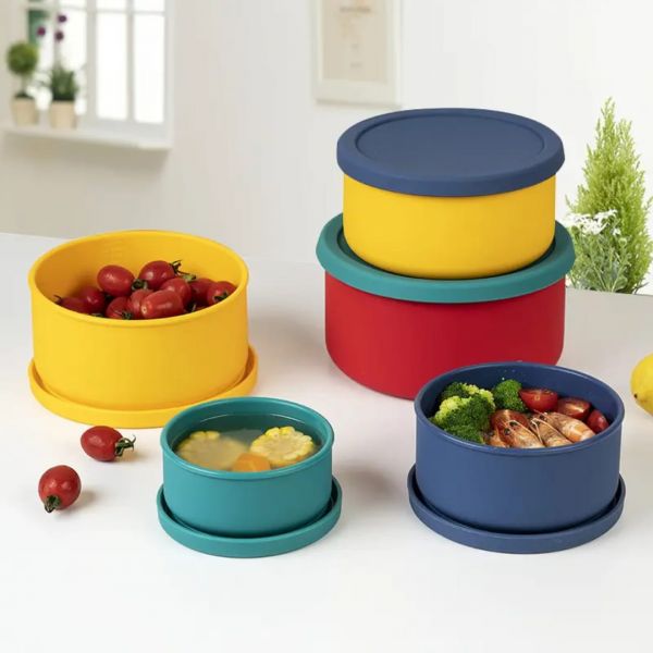 ZipGreen Product - ZipGreen Silicone Multi-Use Round Containers (Pack of 4)