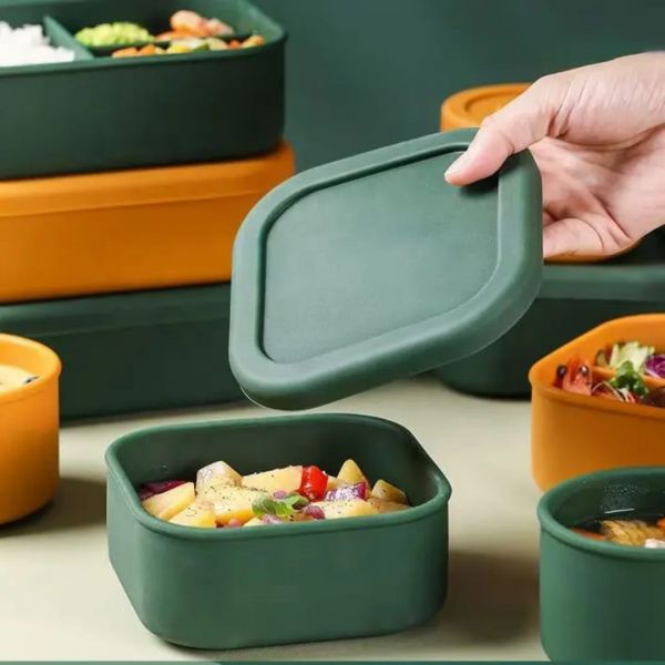 ZipGreen Silicone Multi-Use Square Containers (Pack of 3)