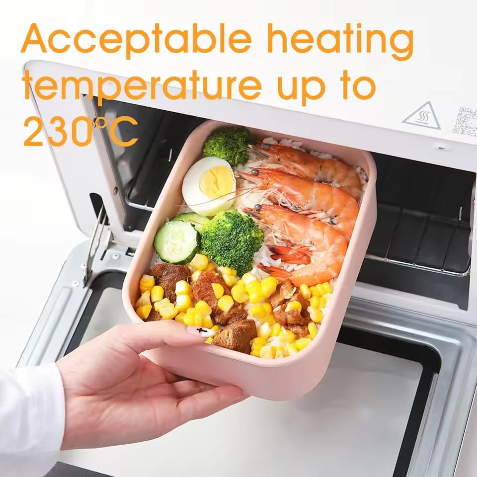 Silicone Multi-Use Rectangle Containers (Pack of 4) Image