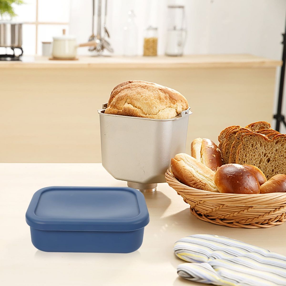 ZipGreen Silicone Multi-Use Rectangle Containers (Pack of 4) Image