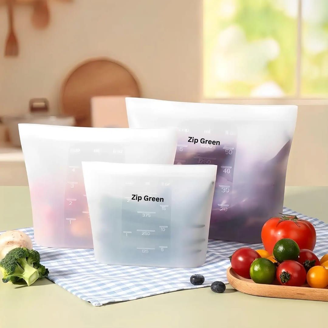 ZipGreen Silicone Smart Bags (Pack of 3) Image