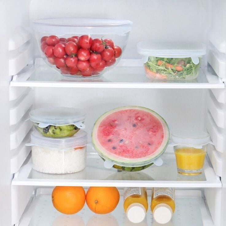 ZipGreen Silicone Stretch Lids Round - (Pack of 6) Image